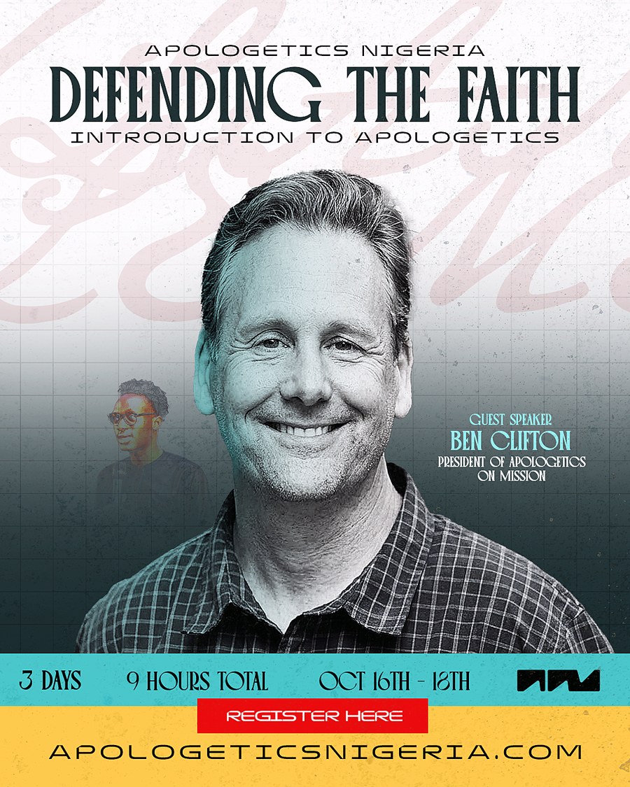Ben Clifton, President of Apologetics on Mission, guest speaker on Day Three